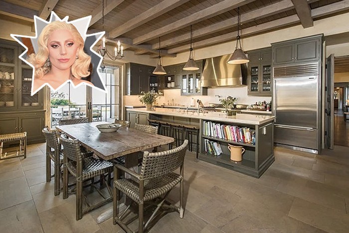 dapur unik mewah lady gaga