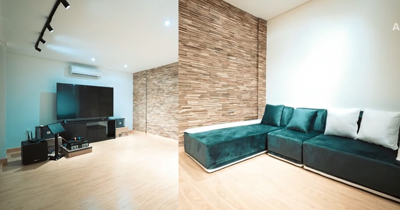 ruang karaoke minimalis modern
