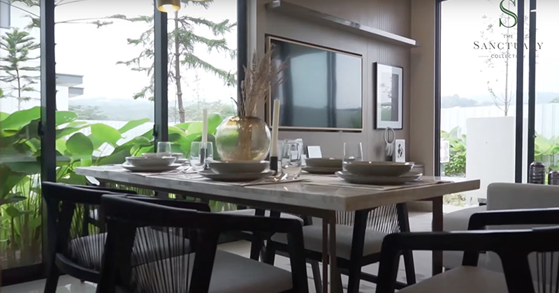 ruang makan minimalis modern
