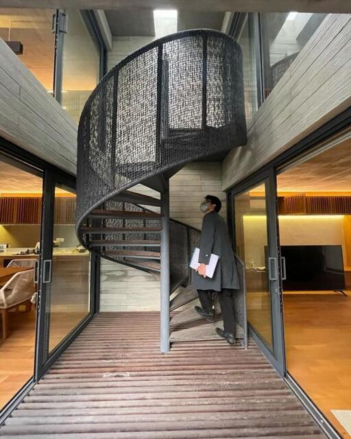tangga spiral